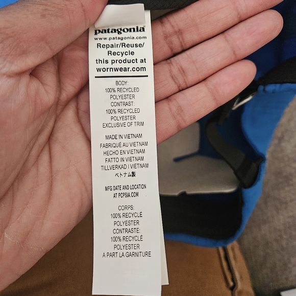 Patagonia Men's Terrebone Blue Hat Casual Adjustable Baseball Cap - Picture 6 of 6